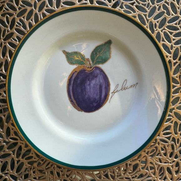 Crate & Barrel | Set Hand Painted Lunch/Dessert Plates -Each Plate Different! - Picture 5 of 11